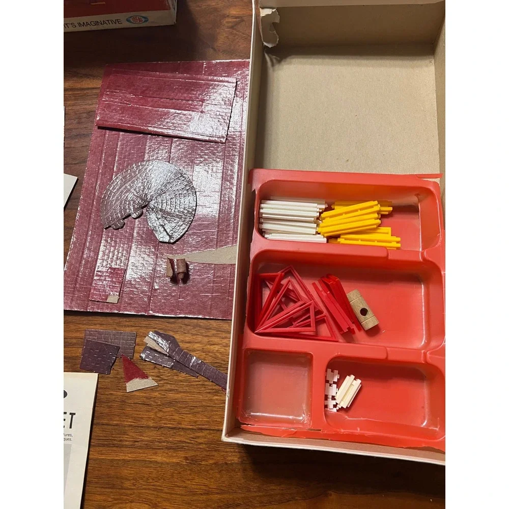 Ideal KliKit Basic Build n‎ Play Set Building Toy Vintage 1960s